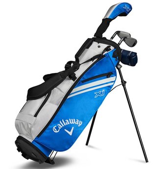 Callaway XJ-1 5PC juniorský golfový set, grafit, + stand bag, modrý/biely