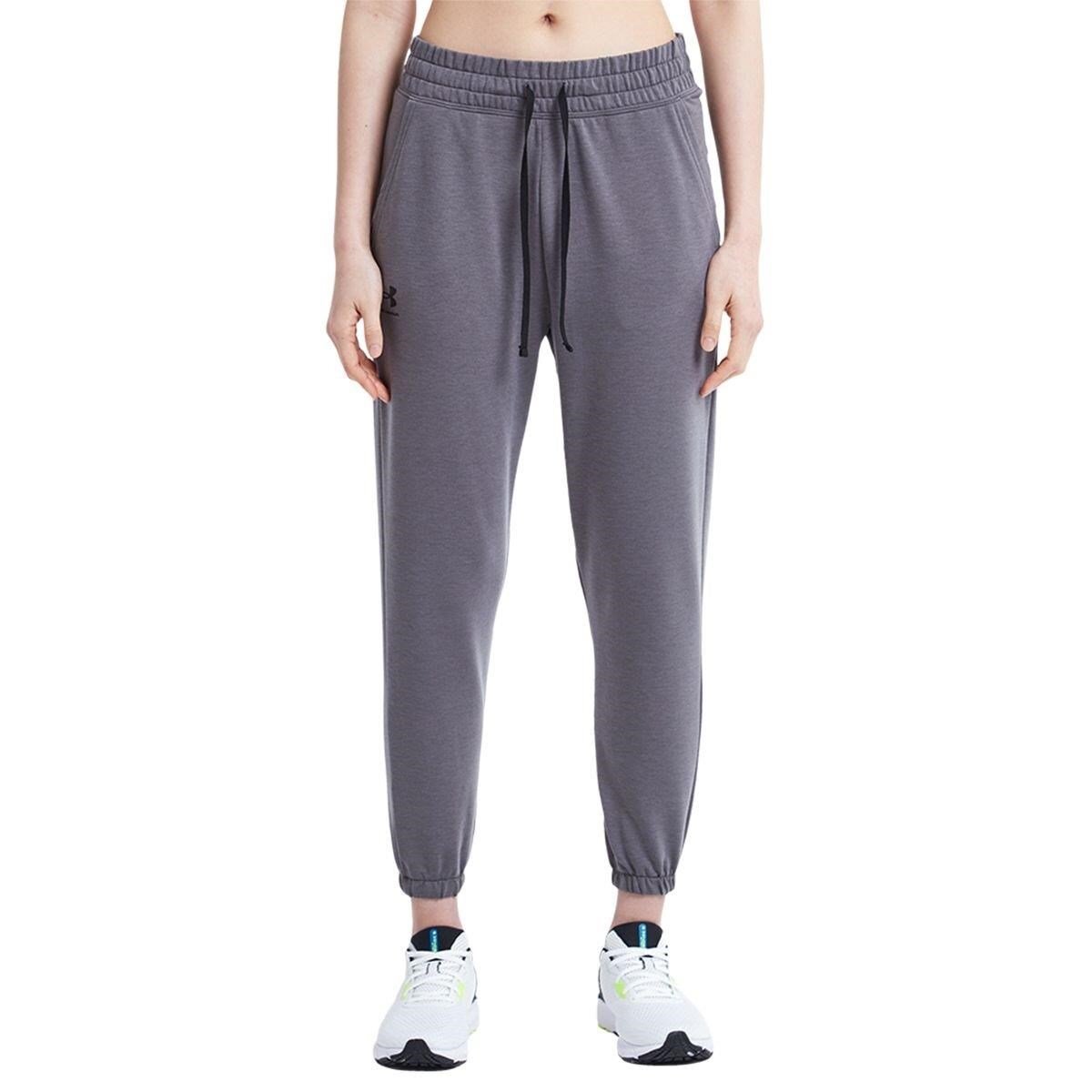 Under Armour Rival Terry Jogger dámske tepláky, sivé