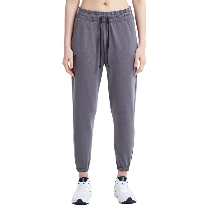 Under Armour Rival Terry Jogger dámske tepláky, sivé