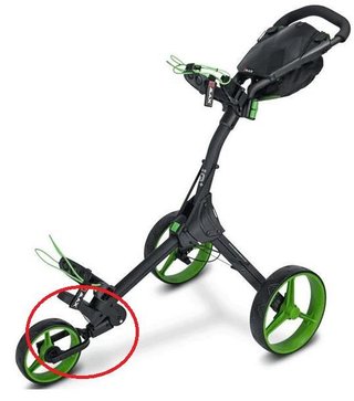 Big Max SPARE PART - Big Max IQ+ Front Fork, zelená