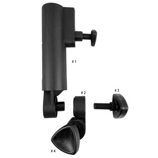 Axglo Adjustable Umbrella Holder príslušenstvo k vozíku, čierne