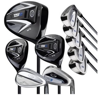 U.S. Kids Golf TS5-57 (145cm) 10-Club Combo juniorský golfový set, oceľ, + stand bag, čierna/biela