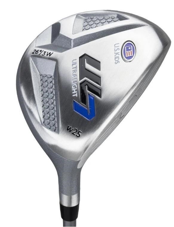 U.S. Kids Golf UL7-45 (114cm) juniorský golfový set, grafit, + stand bag, čierno/modrý