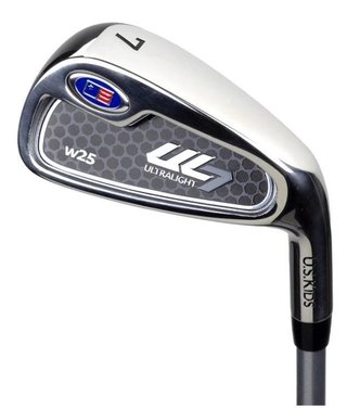U.S. Kids Golf UL7-45 (114cm) juniorský golfový set, grafit, + stand bag, čierno/modrý