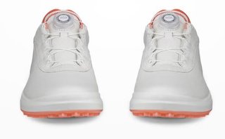 Ecco Core BOA dámske golfové topánky, biela/burnt coral
