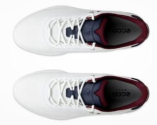 Ecco S-Casual pánske golfové topánky, bielo/marine