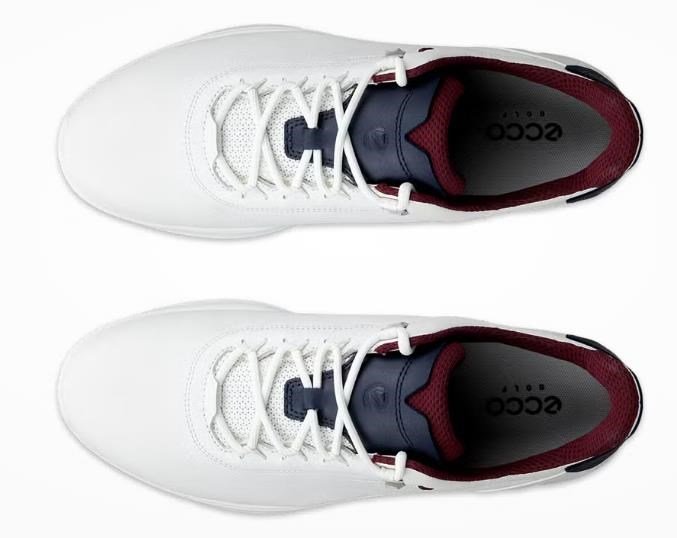 Ecco S-Casual pánske golfové topánky, bielo/marine