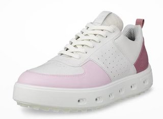 Ecco Street 720 dámske golfové topánky, biela/blush/blossom rose