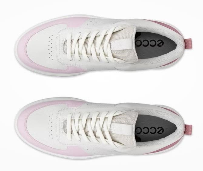 Ecco Street 720 dámske golfové topánky, biela/blush/blossom rose
