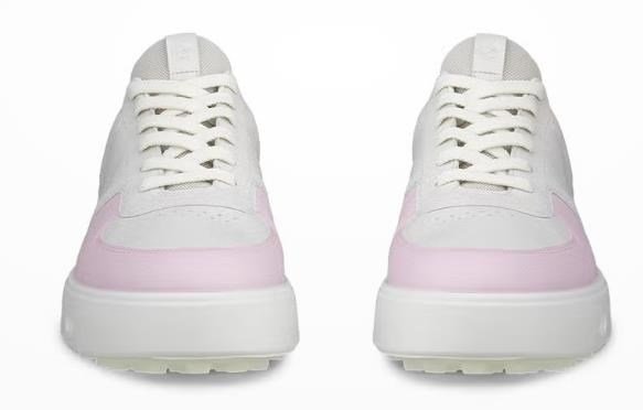 Ecco Street 720 dámske golfové topánky, biela/blush/blossom rose