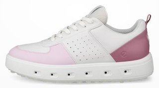 Ecco Street 720 dámske golfové topánky, biela/blush/blossom rose