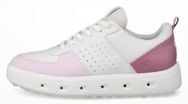 Ecco Street 720 dámske golfové topánky, biela/blush/blossom rose