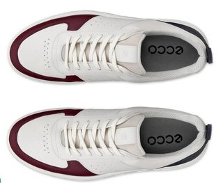 Ecco Street 720 dámske golfové topánky, dark ruby/white/marine