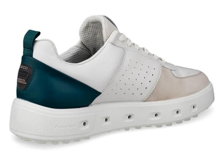 Ecco Street 720 dámske golfové topánky, gravel/white/baygreen
