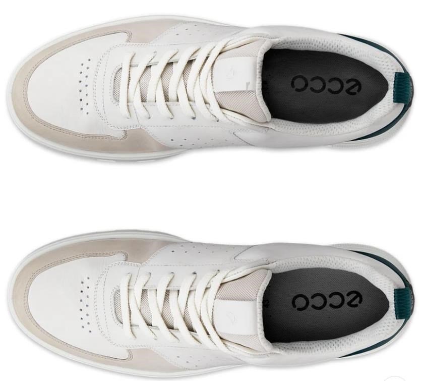 Ecco Street 720 dámske golfové topánky, gravel/white/baygreen
