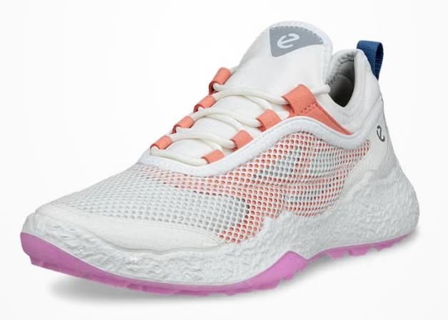 Ecco Biom H5 dámske golfové topánky, biela/burnt coral