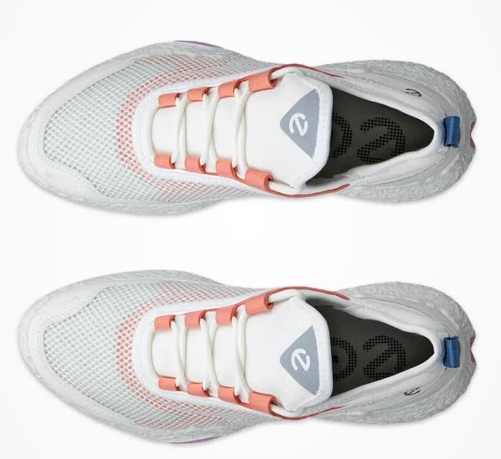 Ecco Biom H5 dámske golfové topánky, biela/burnt coral