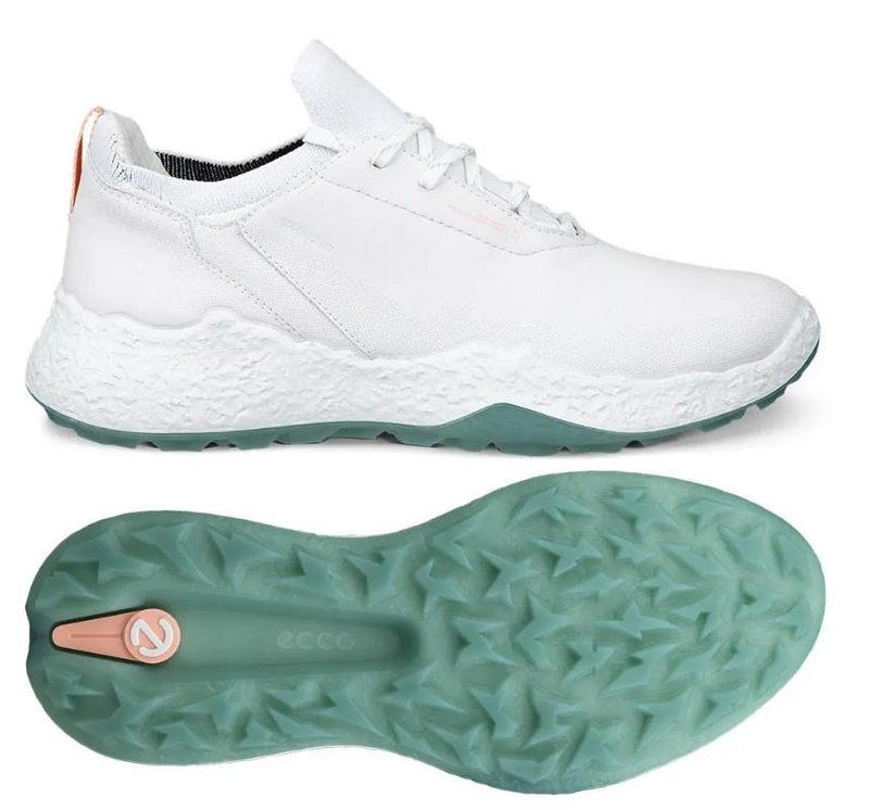 Ecco Biom H5 dámske golfové topánky, biela/sedum green
