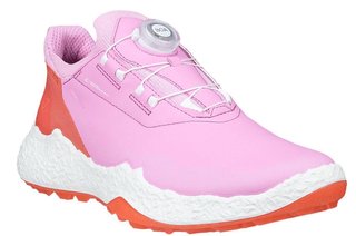 Ecco Biom H5 BOA dámske golfové topánky, lilac chiffon/burnt coral