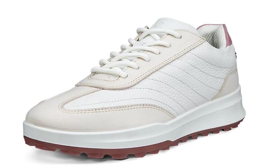 Ecco Street Vibe dámske golfové topánky, limestone/white/blush