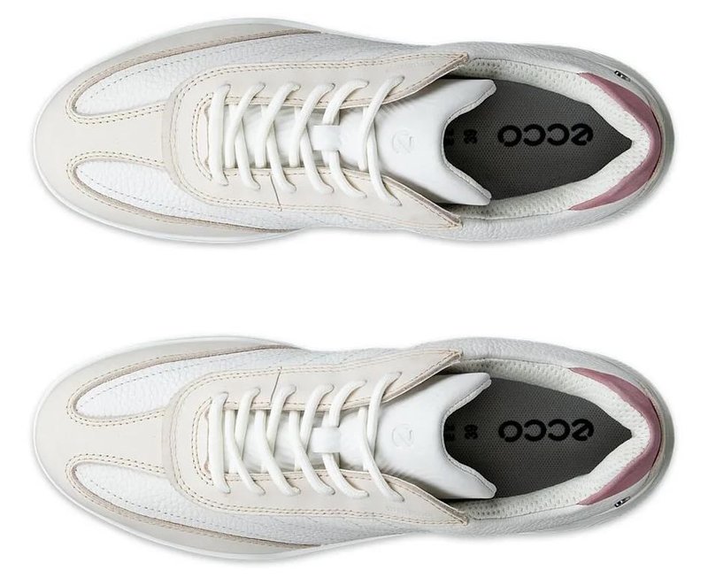 Ecco Street Vibe dámske golfové topánky, limestone/white/blush