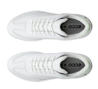 Ecco Street Vibe dámske golfové topánky, shadow white/lime cream