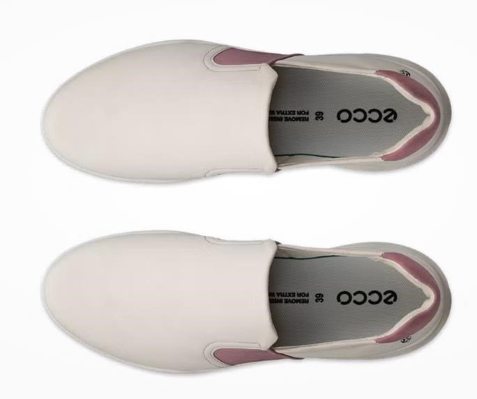 Ecco Street Vibe dámske golfové topánky, limestone/blush