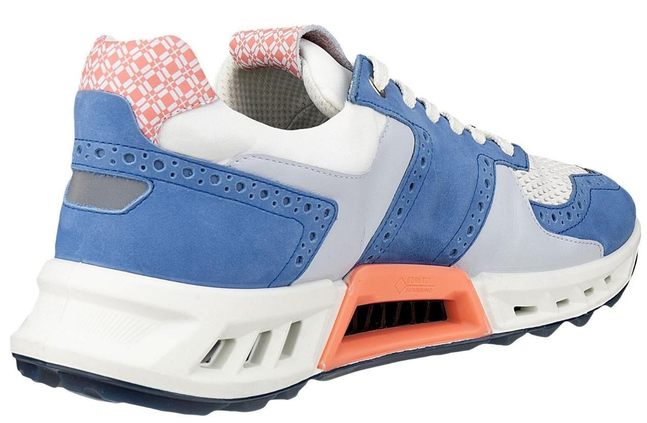 Ecco Biom C4 pánske golfové topánky, federal blue/white/burnt coral