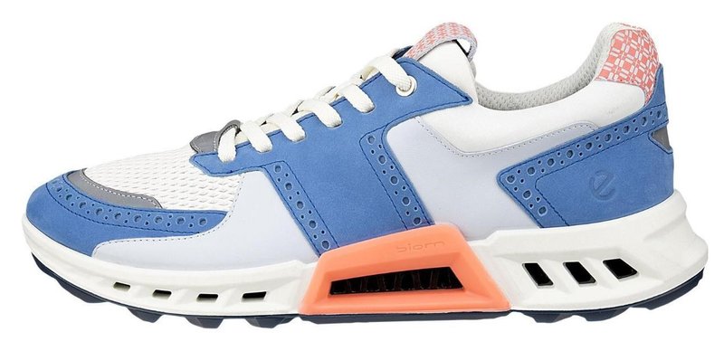 Ecco Biom C4 pánske golfové topánky, federal blue/white/burnt coral