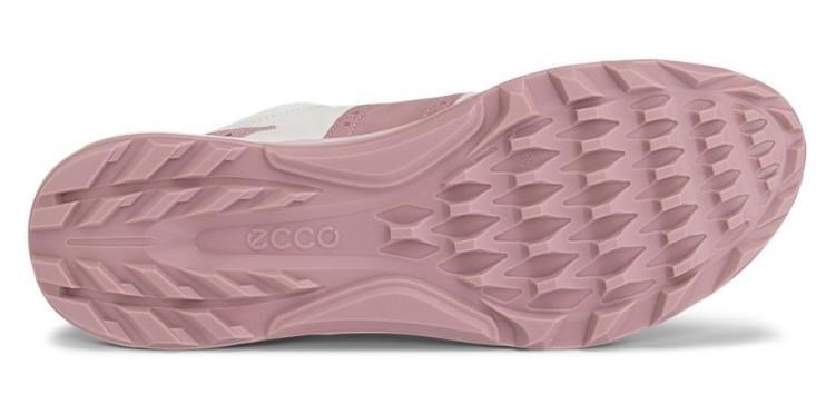 Ecco Biom C4 dámske golfové topánky, blush/biela/old rose metallic