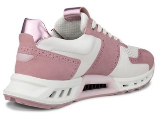 Ecco Biom C4 dámske golfové topánky, blush/biela/old rose metallic