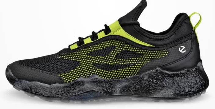 Ecco Biom H5 pánske golfové topánky, čierna/lime punch