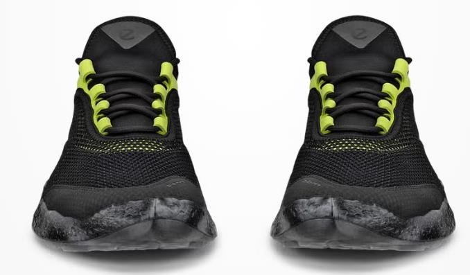 Ecco Biom H5 pánske golfové topánky, čierna/lime punch