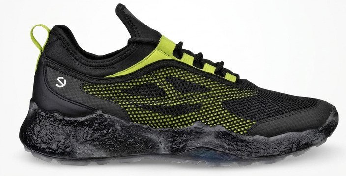 Ecco Biom H5 pánske golfové topánky, čierna/lime punch