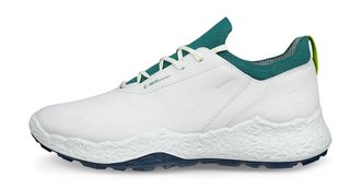 Ecco Biom H5 pánske golfové topánky, white/baygreen