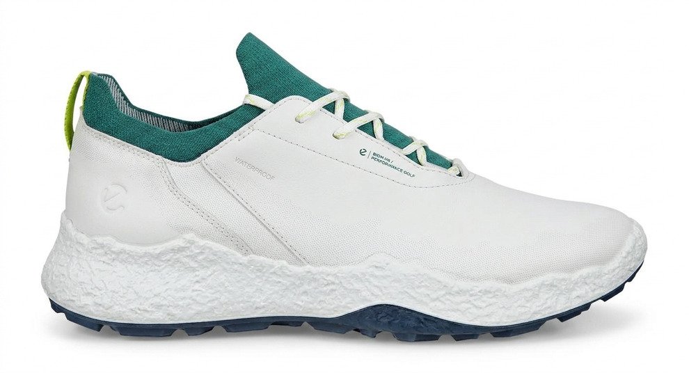 Ecco Biom H5 pánske golfové topánky, white/baygreen