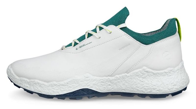 Ecco Biom H5 pánske golfové topánky, white/baygreen