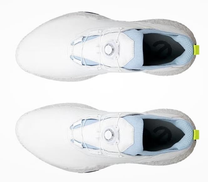Ecco Biom H5 BOA pánske golfové topánky, biela/dusty blue