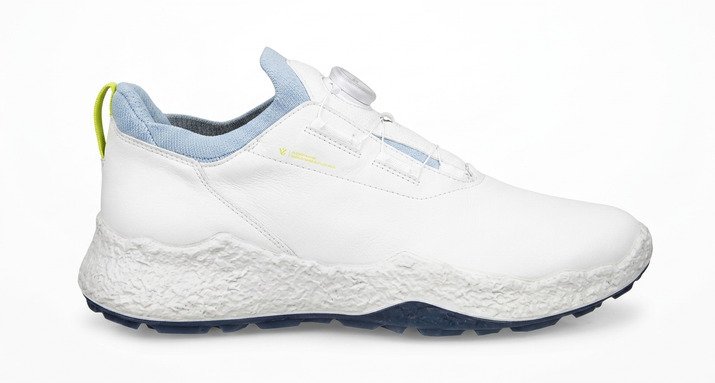 Ecco Biom H5 BOA pánske golfové topánky, biela/dusty blue