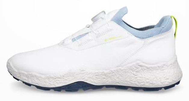 Ecco Biom H5 BOA pánske golfové topánky, biela/dusty blue