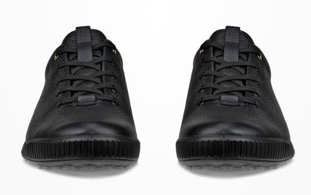 Ecco Golf Street Retro pánske golfové topánky, čierna