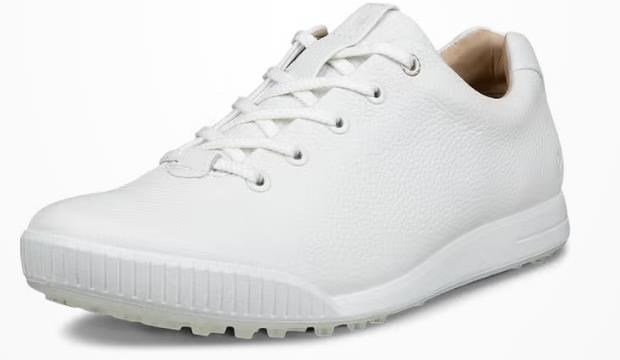 Ecco Golf Street Retro pánske golfové topánky, biela