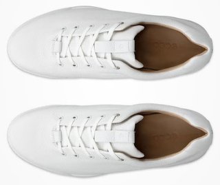 Ecco Golf Street Retro pánske golfové topánky, biela
