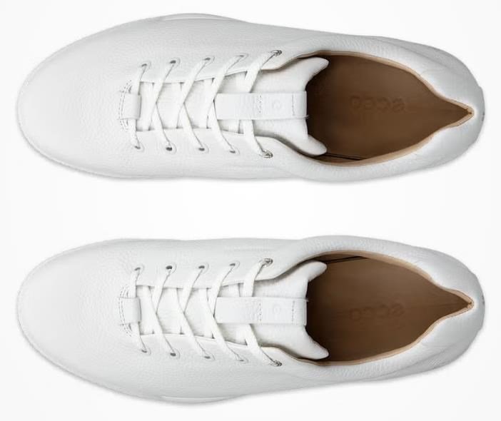 Ecco Golf Street Retro pánske golfové topánky, biela