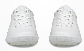Ecco Golf Street Retro pánske golfové topánky, biela