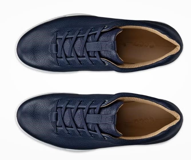 Ecco Golf Street Retro pánske golfové topánky, marine