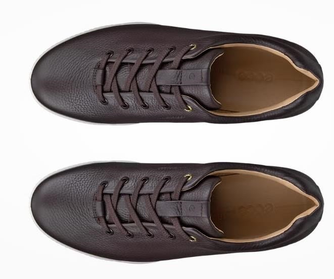 Ecco Golf Street Retro pánske golfové topánky, hnedá
