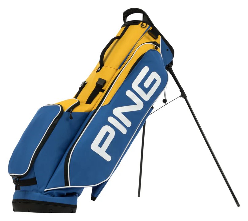 PING Hoofer Lite 231 Club Together stand bag, modrý/žltý