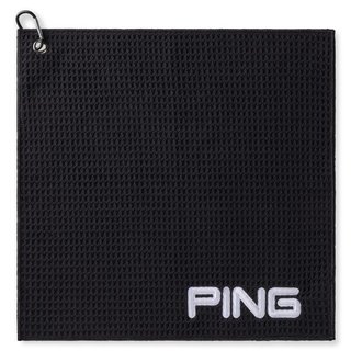 PING Clip golfový uterák, čierna