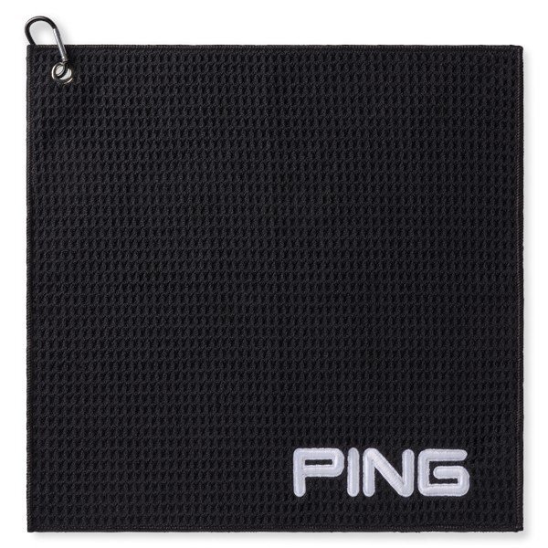 PING Clip golfový uterák, čierna